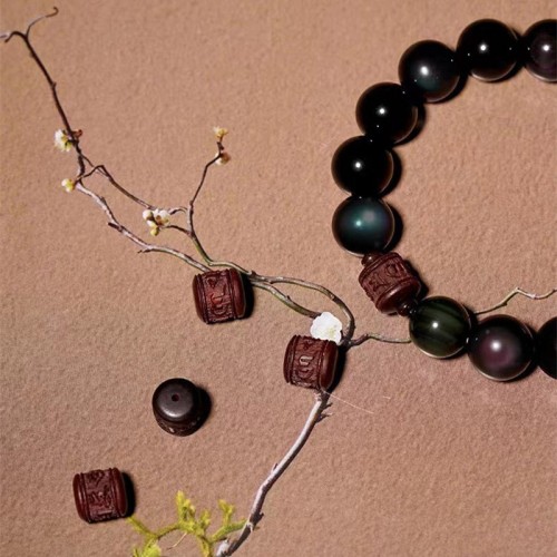 Gold Sheen Obsidian Om Mani Padme Hum Bracelet Gold Sheen Obsidian Om Mani Padme Hum Bracelet