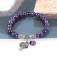 Natural Gemstone Tree of Life Lucky Charm Bracelet