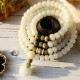 White Jade Bodhi Lotus Mala Necklace Bracelet White Jade Bodhi Lotus Mala Necklace Bracelet