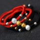 999 Sterling Silver Om Mani Padme Hum Strength Bracelet