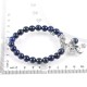 Natural Gemstone Tree of Life Lucky Charm Bracelet