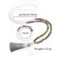 108 Beads White Agate Amethyst Protection Bracelet 108 Beads White Agate Amethyst Protection Bracelet