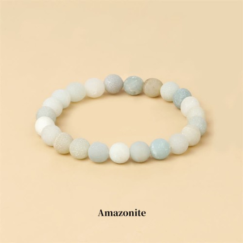 Stone Quartz Healing Beads Bracelet Stone Quartz Healing Beads Bracelet