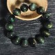 Green Eye Obsidian Wealth Bracelet Green Eye Obsidian Wealth Bracelet