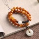 Cyan Bodhi Seed Lotus Jade Peace Buckle Wisdom Bracelet Cyan Bodhi Seed Lotus Jade Peace Buckle Wisdom Bracelet