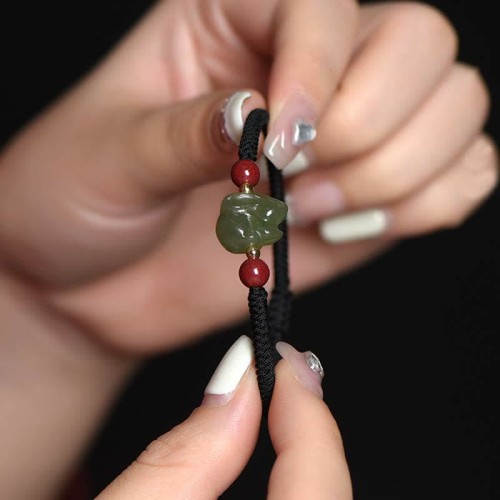 Rabbit Hetian Jade Bunny Abundance Bracelet Rabbit Hetian Jade Bunny Abundance Bracelet