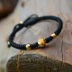999 Sterling Silver Om Mani Padme Hum Strength Bracelet