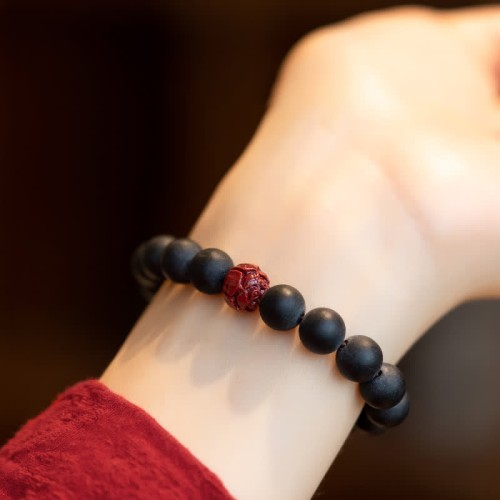 Tibetan Cypress Cinnabar Lotus Healing Bracelet Tibetan Cypress Cinnabar Lotus Healing Bracelet