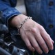 Om Mani Padme Hum Double Dorje Copper Bracelet Om Mani Padme Hum Double Dorje Copper Bracelet