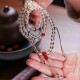 108 Mala Beads White Agate Red Agate Protection Wrap Bracelet 108 Mala Beads White Agate Red Agate Protection Wrap Bracelet
