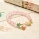 Year of the Rabbit Pink Crystal Bunny Love Bracelet Year of the Rabbit Pink Crystal Bunny Love Bracelet