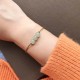 Three Beads Jade Luck String Bracelet Three Beads Jade Luck String Bracelet