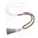 108 Beads White Agate Amethyst Protection Bracelet 108 Beads White Agate Amethyst Protection Bracelet