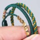Tibetan Copper Beads Healing Luck Bracelet Set