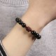 Gold Sheen Obsidian Om Mani Padme Hum Bracelet Gold Sheen Obsidian Om Mani Padme Hum Bracelet