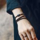 Rainbow Obsidian Ebony Copper Healing Bracelet Rainbow Obsidian Ebony Copper Healing Bracelet