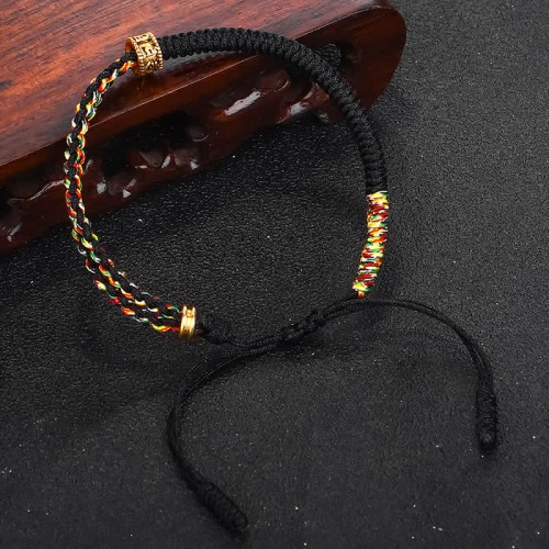 Om Mani Padme Hum Luck String Bracelet Om Mani Padme Hum Luck String Bracelet