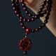 Garnet Red Agate Protection Triple Bracelet Garnet Red Agate Protection Triple Bracelet
