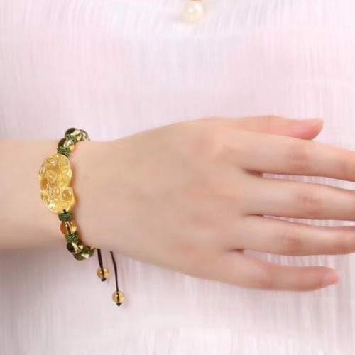 Citrine Pixiu Wealth Protection Bracelet