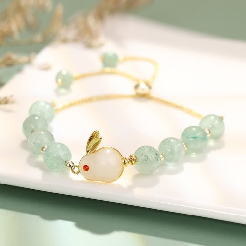 Year of the Rabbit Green Aventurine Luck Bracelet Year of the Rabbit Green Aventurine Luck Bracelet