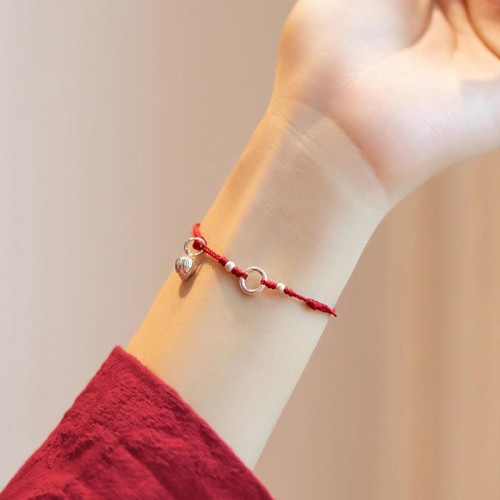 Silver Lucky Lotus Peace Bracelet