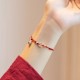 Silver Lucky Lotus Peace Bracelet