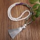 108 Beads White Agate Amethyst Protection Bracelet 108 Beads White Agate Amethyst Protection Bracelet