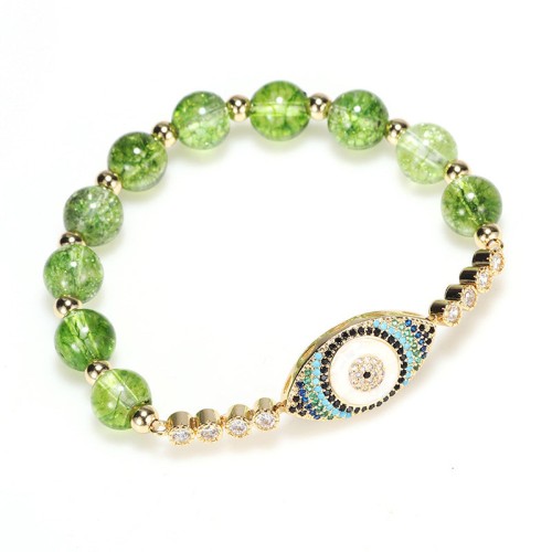 Peridot Evil Eye Abundance Bracelet Peridot Evil Eye Abundance Bracelet