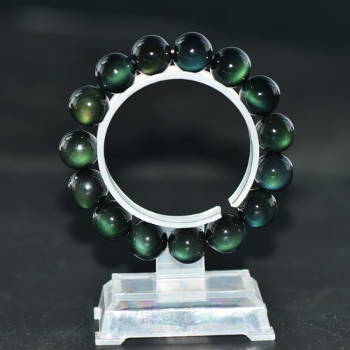 Green Eye Obsidian Wealth Bracelet Green Eye Obsidian Wealth Bracelet