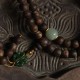 108 Mala Beads Agarwood Jade 999 Gold Peace Bracelet 108 Mala Beads Agarwood Jade 999 Gold Peace Bracelet