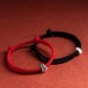 925 Silver Fu Character Blessing Braided Bracelet 925 Silver Fu Character Blessing Braided Bracelet