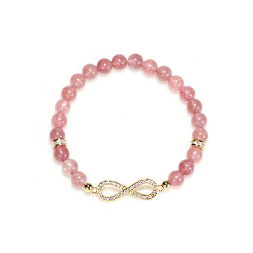 Strawberry Quartz Positivity Healing Bracelet