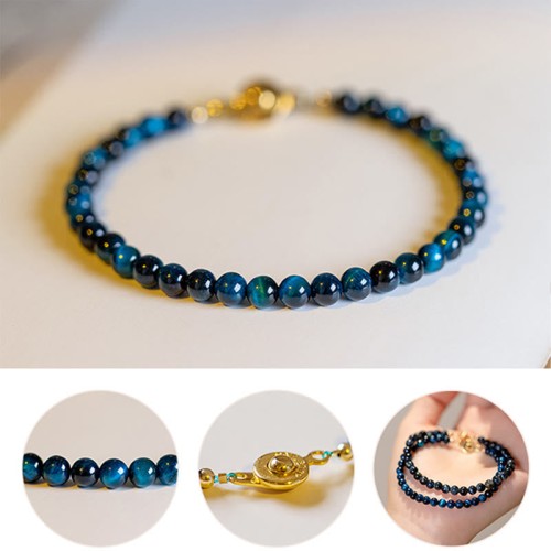 Natural Blue Tiger Eye Protection Bracelet