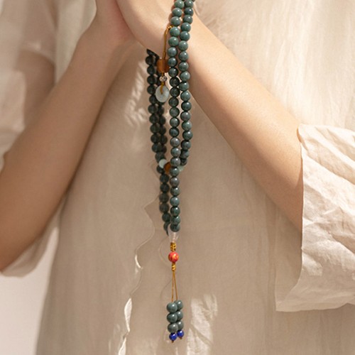 108 Beads Bodhi Seed Blessing Meditation Mala Bracelet 108 Beads Bodhi Seed Blessing Meditation Mala Bracelet