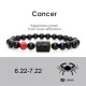 Zodiac Black Onyx Adjustable Bracelet Zodiac Black Onyx Adjustable Bracelet