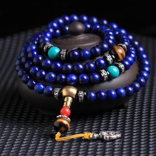 108 Beads Lazurite Mala Bracelet 108 Beads Lazurite Mala Bracelet