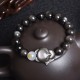 Rainbow Obsidian Fox Healing Bracelet (Gold & Silver Sheen) Rainbow Obsidian Fox Healing Bracelet (Gold & Silver Sheen)