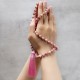 108 Mala Rhodonite Yoga Meditation Bracelet 108 Mala Rhodonite Yoga Meditation Bracelet