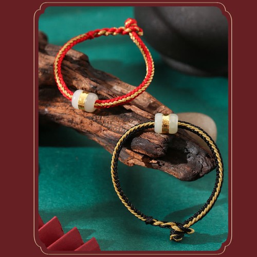 999 Gold Hetian Jade Om Mani Padme Hum Bracelet 999 Gold Hetian Jade Om Mani Padme Hum Bracelet