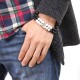 Zodiac Frosted Stone White Turquoise Bracelet Zodiac Frosted Stone White Turquoise Bracelet