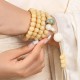 Bodhi Seed Lotus Dzi Bead Peace Harmony Bracelet Bodhi Seed Lotus Dzi Bead Peace Harmony Bracelet