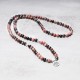 108 Mala Beads Rhodonite Lotus Compassion Bracelet 108 Mala Beads Rhodonite Lotus Compassion Bracelet