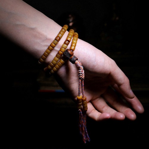 Tibet Yak Bone Amber Balance Bracelet Tibet Yak Bone Amber Balance Bracelet