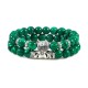 2Pcs Crystal Agate Buddha Protection Bracelet 2Pcs Crystal Agate Buddha Protection Bracelet