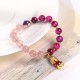 Strawberry Quartz PiXiu Love Bracelet