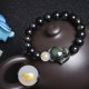 Rainbow Obsidian Fox Healing Bracelet (Gold & Silver Sheen) Rainbow Obsidian Fox Healing Bracelet (Gold & Silver Sheen)