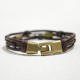 Vintage Leather Brown Rope Bracelet Vintage Leather Brown Rope Bracelet