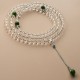 108 Beads White Crystal Jade Meditation Bracelet 108 Beads White Crystal Jade Meditation Bracelet