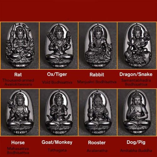 Rudraksha Bodhi Seed Zodiac Buddha Wealth Bracelet Rudraksha Bodhi Seed Zodiac Buddha Wealth Bracelet