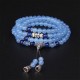 108 Beads Blue Crystal Healing Mala Bracelet 108 Beads Blue Crystal Healing Mala Bracelet